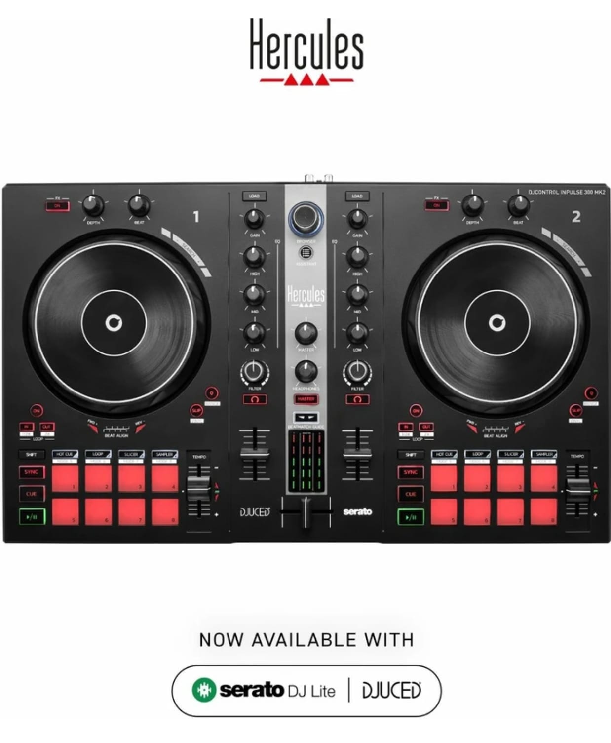 HERCULES DJCONTROL INPULSE 300 MK Wired DJ Controller