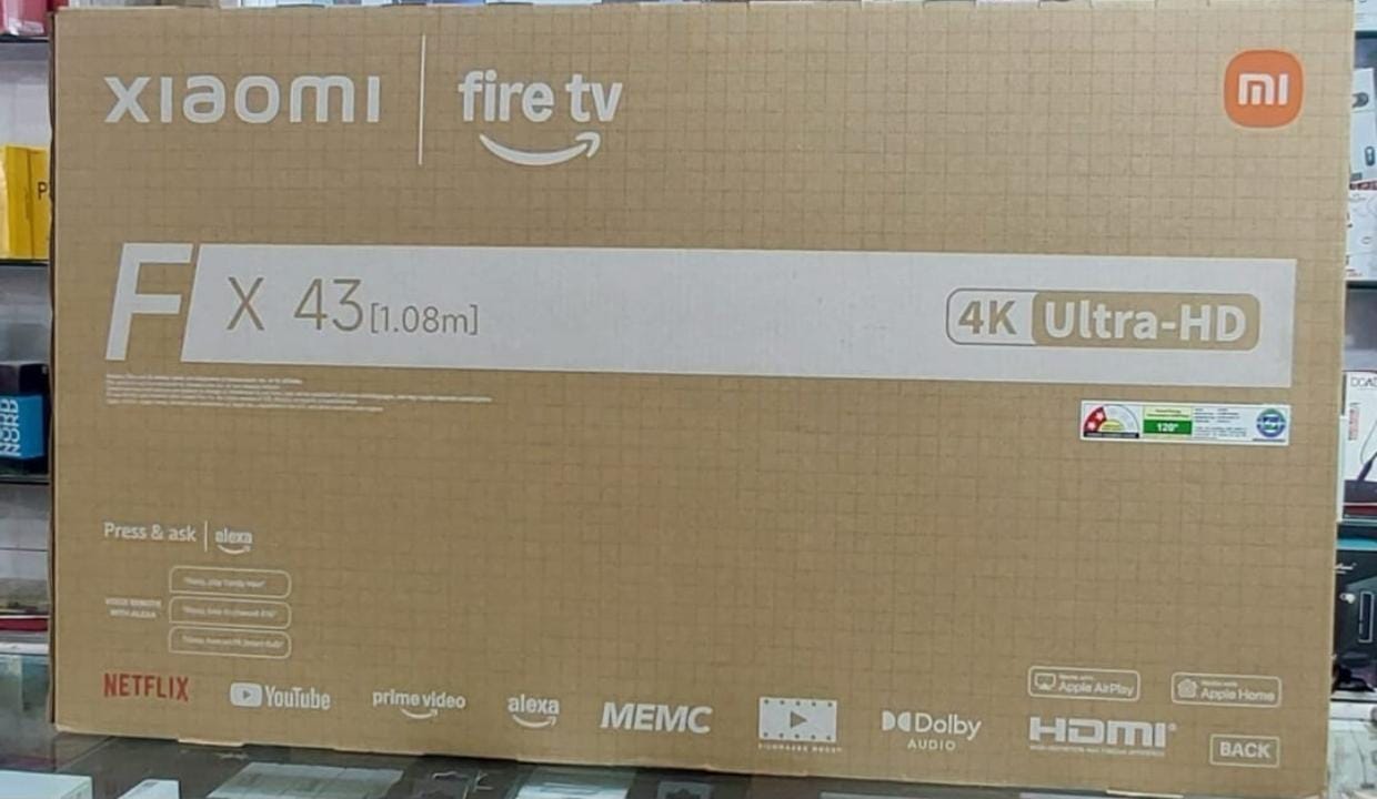 Xioami 43 Inches 4K FX Fire TV Model No:L43MB-FIN