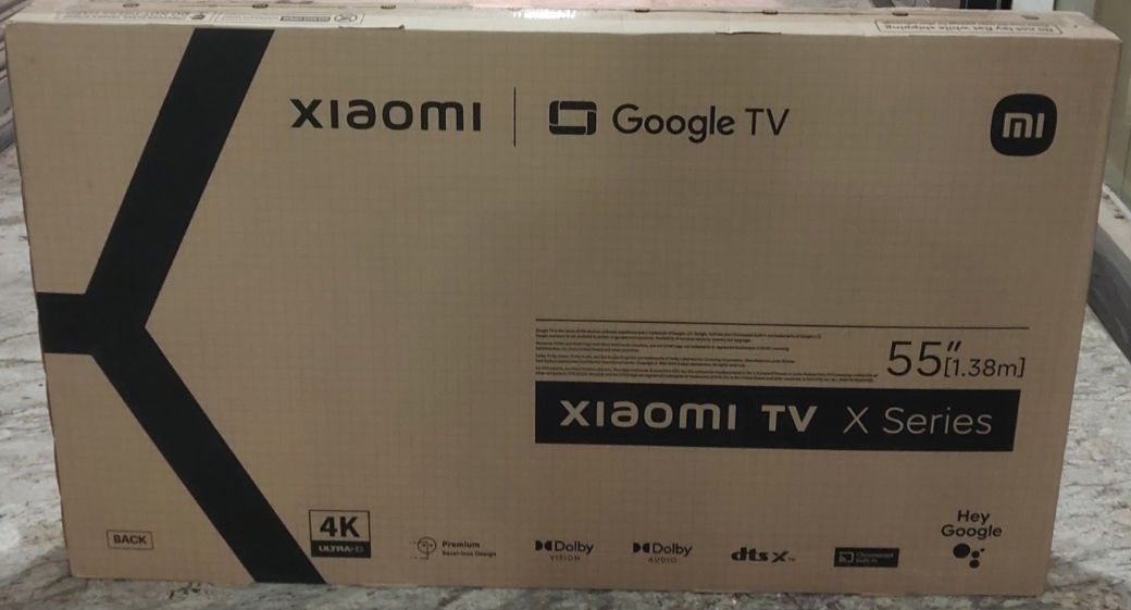 Xiaomi Google TV X Series 55" Inches Model No: L55MA-AIN