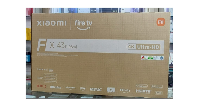 Xioami 43 Inches 4K FX Fire TV Model No:L43MB-FIN