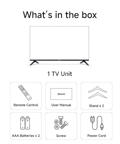 Xioami 43 Inches 4K FX Fire TV Model No:L43MB-FIN