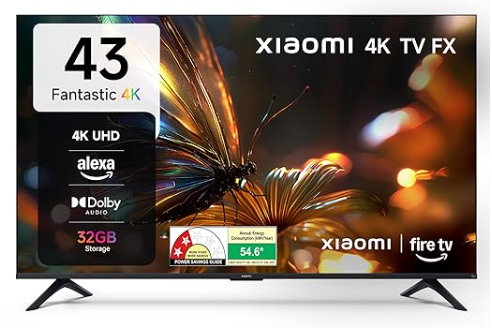 Xioami 43 Inches 4K FX Fire TV Model No:L43MB-FIN
